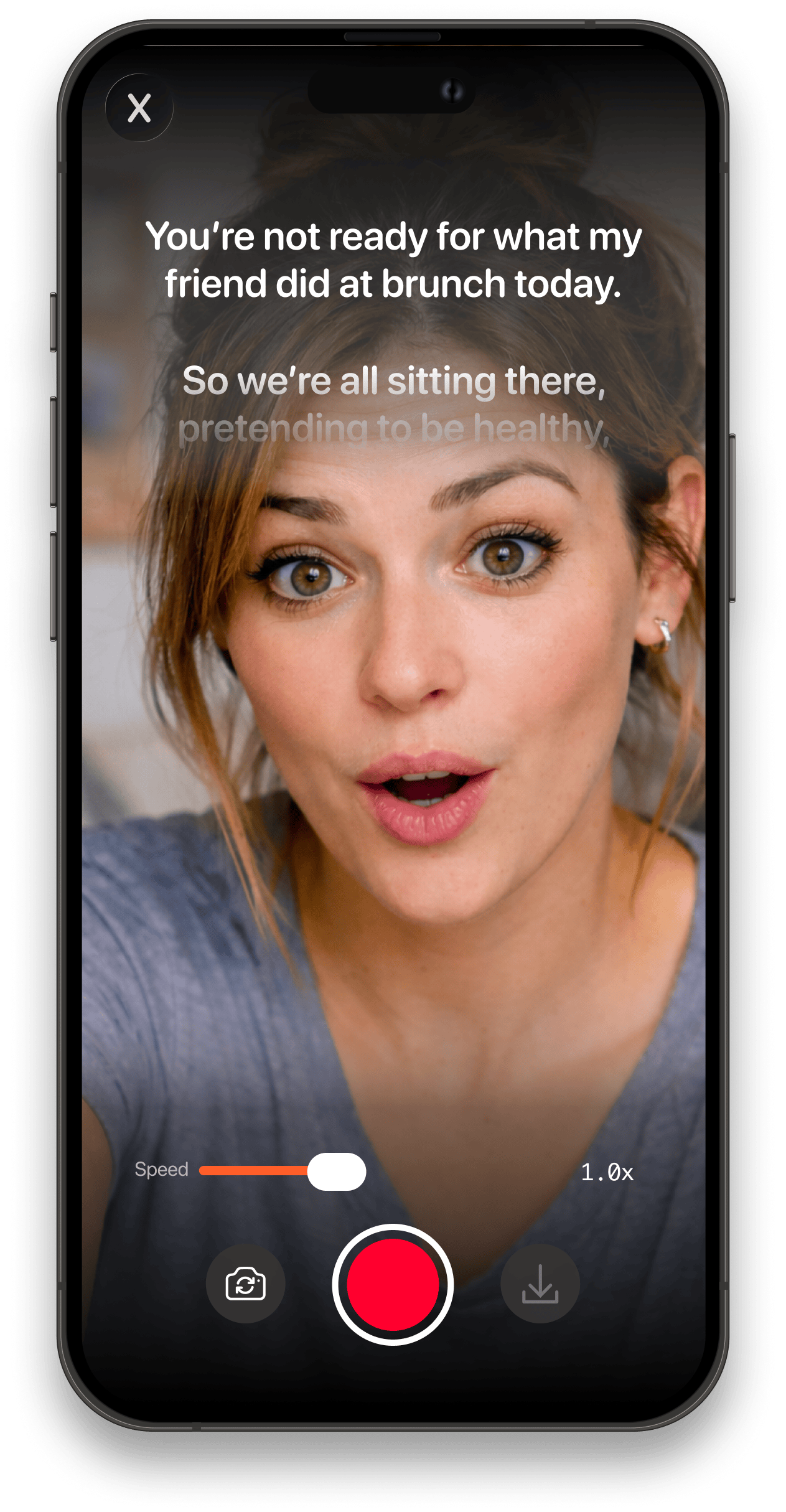 HookSmith AI teleprompter and recording interface